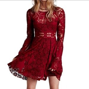 Free People Lace Lovers Folk Song Dress size 4